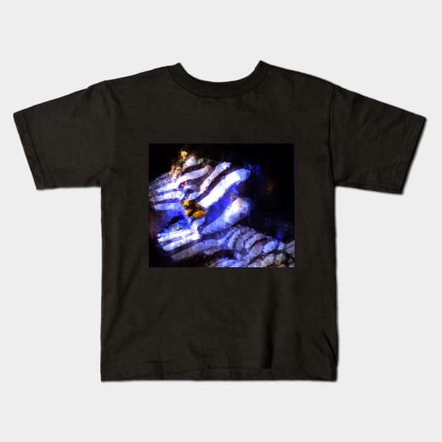 Low Poly Galaxy Kids T-Shirt by theartistmusician